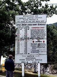 Revelstoke to Nakusp -- Ferry Landing