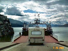 Revelstoke to Nakusp -- By Ferry