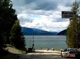 Revelstoke to Nakusp -- By Ferry