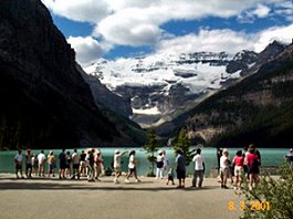 Lake Louise -- Tourists' Favorite