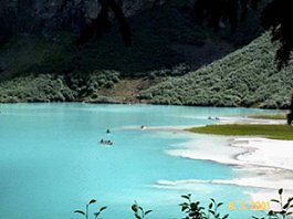 Canoes on Lake Louise