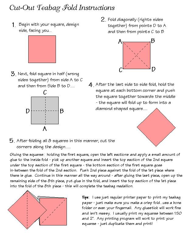 Instructions for Basic Fold #1 - Cut-Out Fold