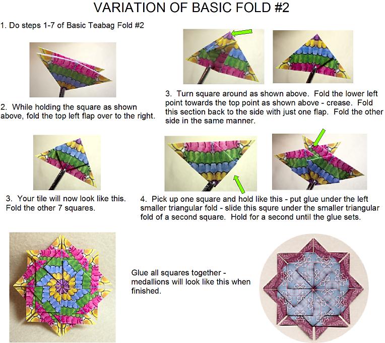 Instructions for Variation of Basic Fold #2