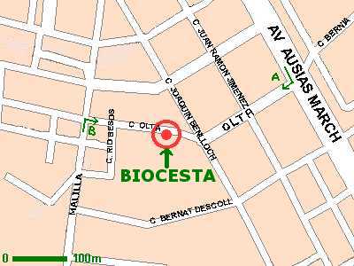 Modos de llegar a BIOCESTA