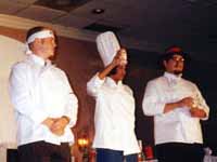 Iron Liver, Iron Stomach and Iron Lung prepare for battle.