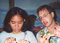 You have to grab it with both hands...