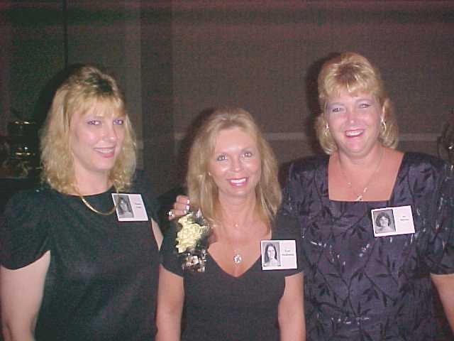 Renee (Long) Burch, Joe (Myers) Kersey, Lori (McKenzie) Nelson