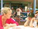 Mum and Harley at the Cafe !