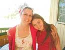 Mum and Tulasi on the Verandah @ Woodgate