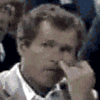 bush really picking his nose