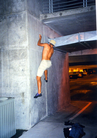 Josh on Milk and Cookies, a nice problem at the Gilman Parking Structure.  