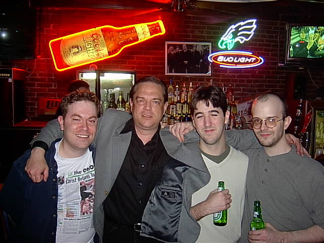 Dave and a trio of candy-assed lightweights.