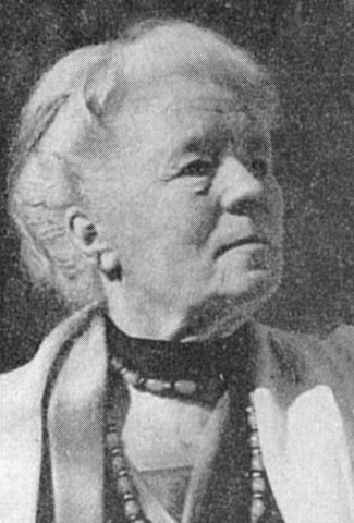 Die f&uuml;nfundsiebzigj&auml;hrige Selma Lagerl&ouml;f