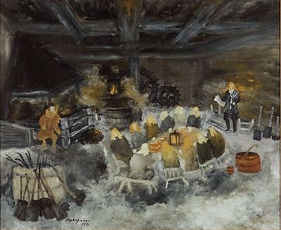 Die Christnacht in der Schmiede zu Ekeby