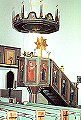 Kanzel in der Sunner Kirche