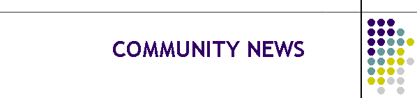 COMMUNITY NEWS