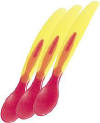 Tommee Tippee Heat Sensor Spoons - the red part turns yellow when food is too hot!!  3 per pack