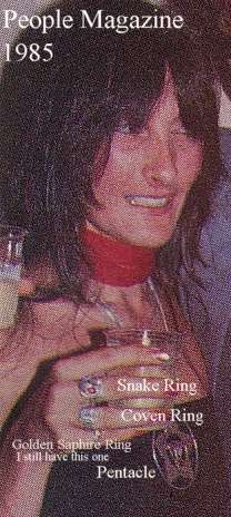 Pendant and Rings in People Magazine 1985