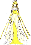 The prelim for Venus' princess gown