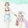 Chikako and Aiko in the summer
