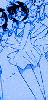 Ami running toward Usagi. This is a Stars pic.