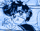 Ami taking off her glasses. She only wears them for reading. Mamoru, too.