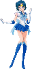 Super Sailor Mercury dancing