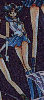 Mercury standing on an asteroid (cut from a group picture)