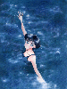 A beautiful artbook picture of Ami swimming.