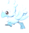 This chocobo likes to hide out in ice caves.