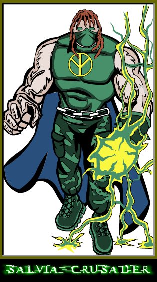 Salvia Crusader - Super Hero