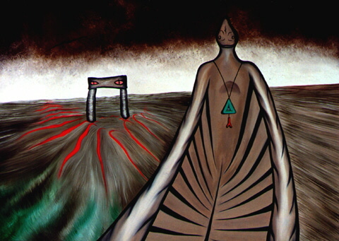 Picture 50 - >>An old sailor crawling over kisses<< - 2000 - 70x50cm - 1 detail