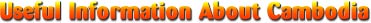 travel information about Cambodia