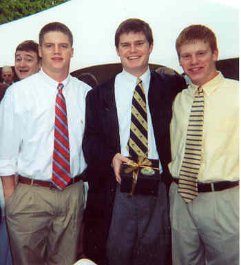 Jason, Austin and I at my Wofford graduation