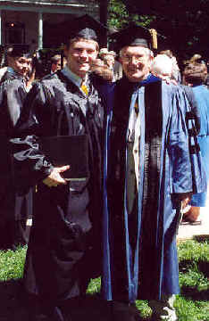 Here I pose with Wofford Vice President Dr. Larry McGehee