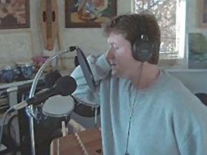 Jerry at work in the studio.