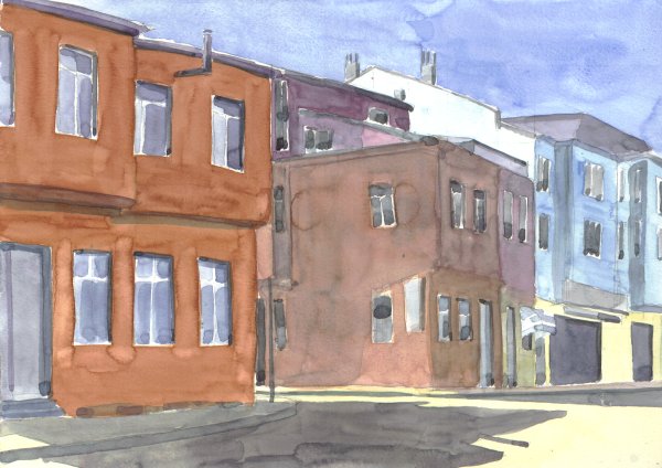 Istanbul / Rote Holzhuser I