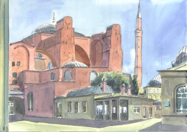 Istanbul / Innenhof d. Blauen Moschee I