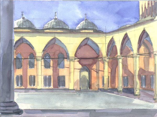 Istanbul / Innenhof der Hagia Sophia II