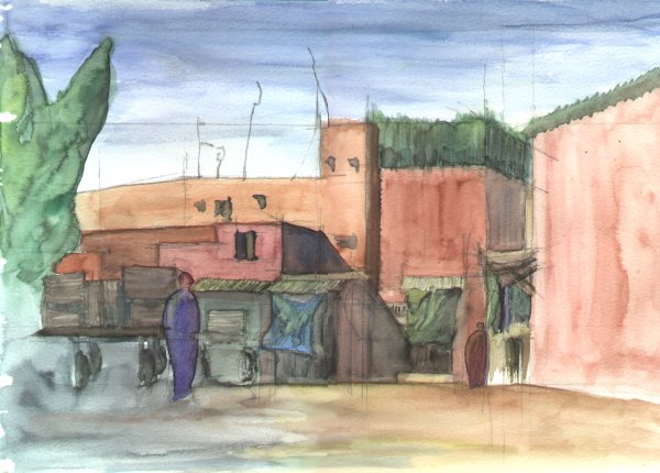 Marktplatz - Marrakech