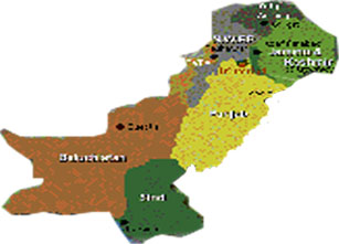 Pakistani map