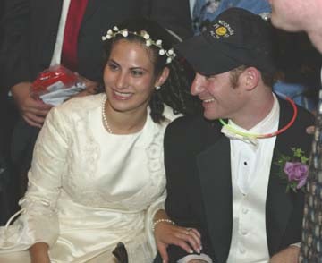 The happy couple