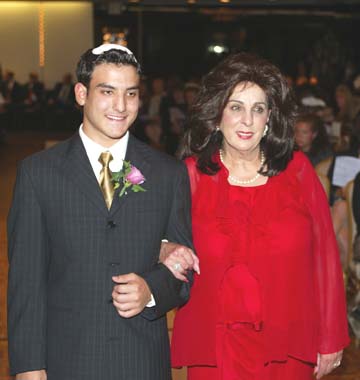 Sari's Mom with Daniel, bride's brother