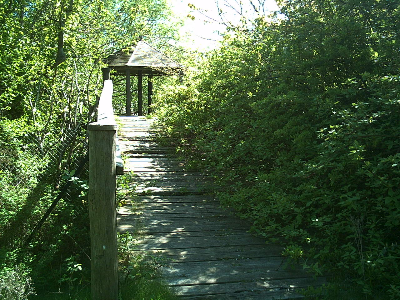 Walkways abound - but are dangerous and derelict