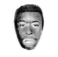 Police composite young black criminal, Connie Francis Rape
