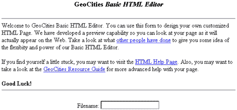 Basic Editor Screen Shot
