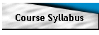 Course Syllabus
