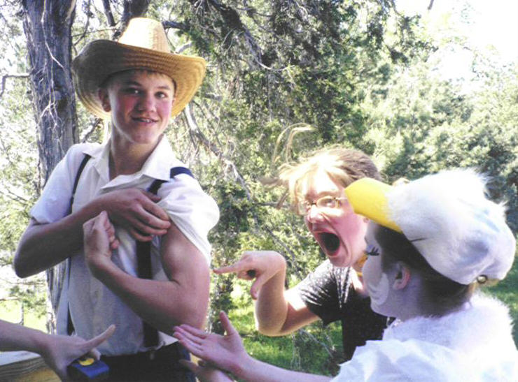 Eric (John Arable), Jessica (Edith Zuckerman), and Ann (Goose)