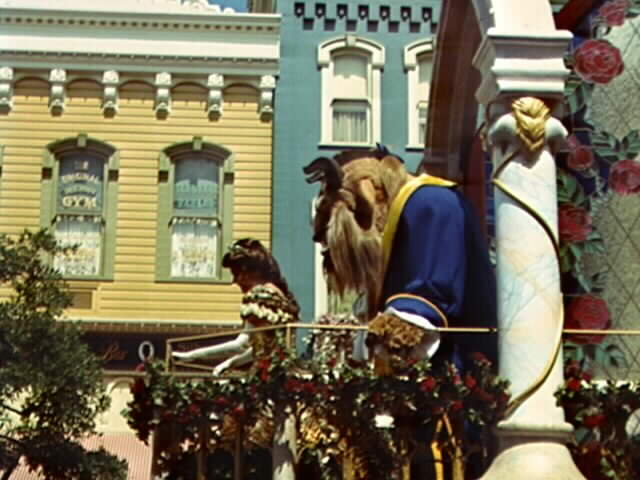 The Beauty and the Beast float