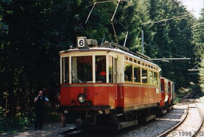Triebwagen 2 bei Ausweiche Tantegert